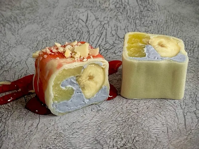 Сладкий ролл с матчей